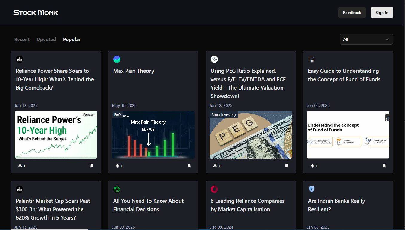 Landing page preview
